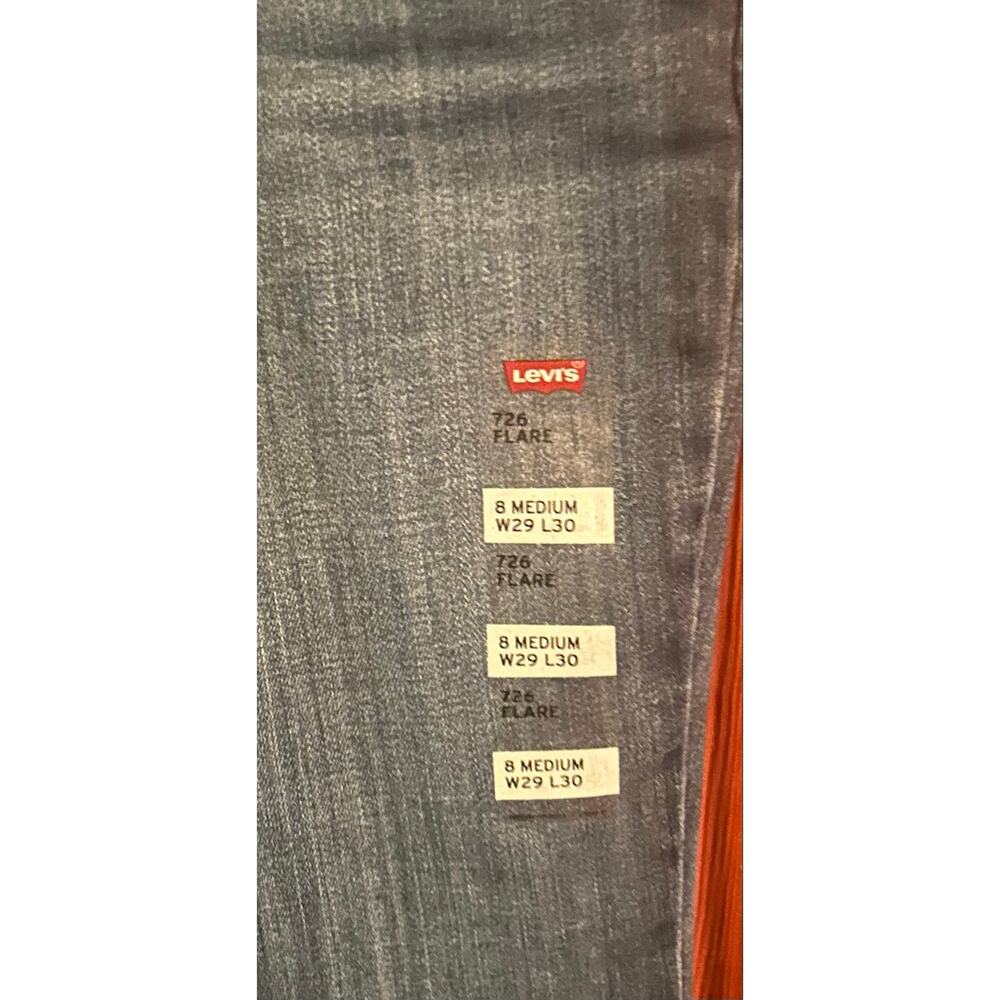 NWT Levi’s 726 Flare Women’s High Rise BoHo Festival size 8 /29 - Picture 3 of 5